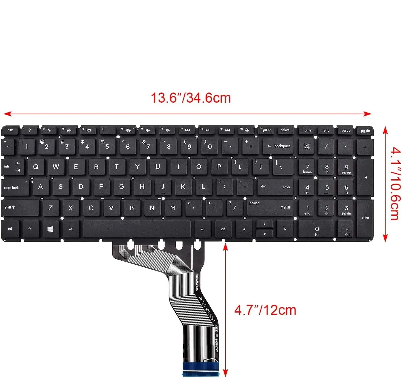 Teksus Laptop Keyboard For HP Pavilion 15CC view 3